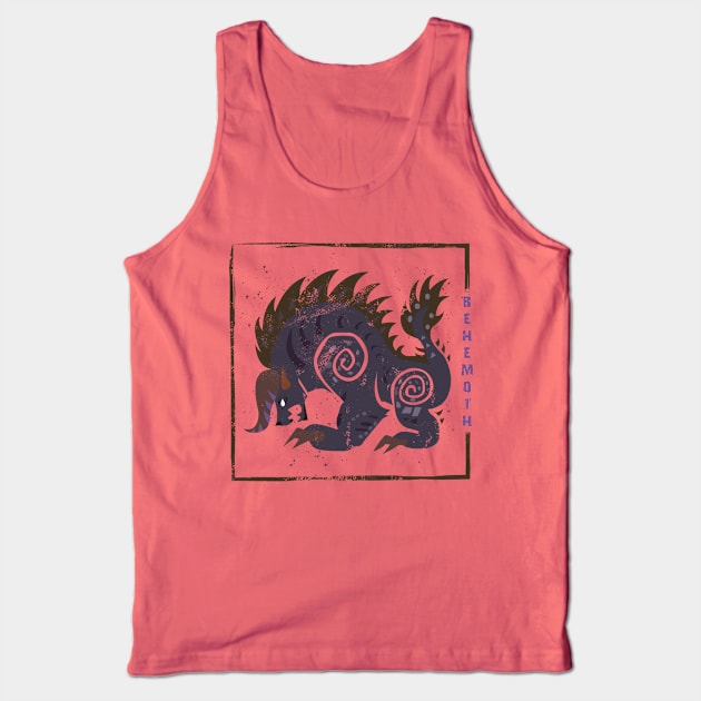 Monster Hunter World - Behemoth Tank Top by Fadelias